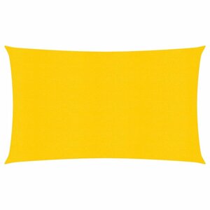 Stínící plachta obdélníková HDPE 2,5 x 5 m Dekorhome Žlutá,Stínící plachta obdélníková HDPE 2,5 x 5 m Dekorhome Žlutá