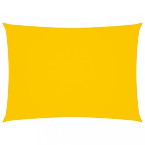 Stínící plachta obdélníková 6 x 8 m oxfordská látka Dekorhome Žlutá,Stínící plachta obdélníková 6 x 8 m oxfordská látka Dekorhome Žlutá
