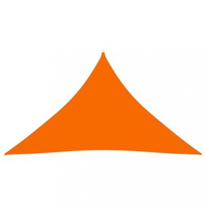 Stínící plachta trojúhelníková 5 x 5 x 6 m oxfordská látka Dekorhome Oranžová,Stínící plachta trojúhelníková 5 x 5 x 6 m oxfordská látka Dekorhome Ora