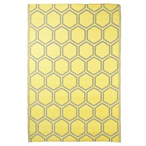 Venkovní koberec 182 x 122 cm Dekorhome Žlutá,Venkovní koberec 182 x 122 cm Dekorhome Žlutá