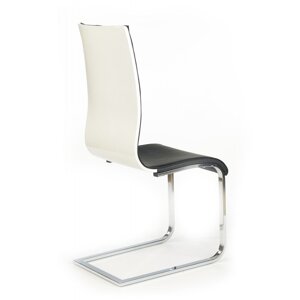 Jídelní židle K104 Černá / bílá,Jídelní židle K104 Černá / bílá