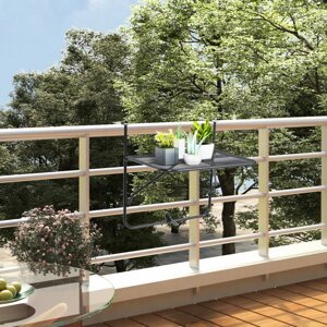 Závěsný balkónový stolek Dekorhome - POSLEDNÍ KUS
