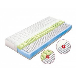 Taštičková sendvičová matrace MONIKA Dřevočal 90 x 200 cm Lyocell,Taštičková sendvičová matrace MONIKA Dřevočal 90 x 200 cm Lyocell