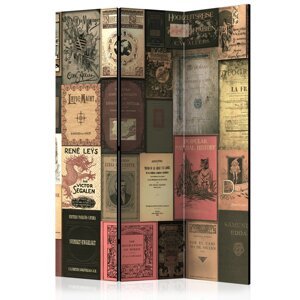 Paraván Books of Paradise Dekorhome 135x172 cm (3-dílný),Paraván Books of Paradise Dekorhome 135x172 cm (3-dílný)