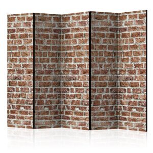 Paraván Brick Space Dekorhome 225x172 cm (5-dílný),Paraván Brick Space Dekorhome 225x172 cm (5-dílný)