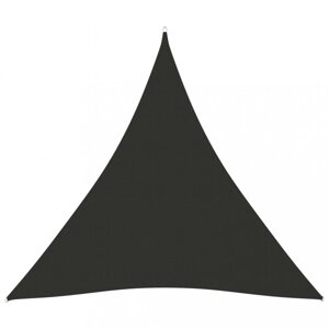 Plachta proti slunci oxfordská látka trojúhelník 3,6 x 3,6 x 3,6 m Dekorhome Antracit,Plachta proti slunci oxfordská látka trojúhelník 3,6 x 3,6 x 3,6