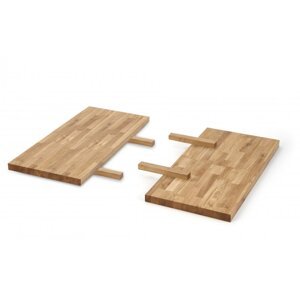 Stolní desky 2ks pro stoly APEX / RADUS masivní dubové dřevo 40x78 cm,Stolní desky 2ks pro stoly APEX / RADUS masivní dubové dřevo 40x78 cm