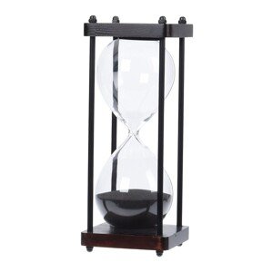 HOMESTYLING Přesýpací hodiny dekorativní dřevo / sklo 24,5 cm KO-HZ1934120