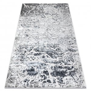 Moderní MEFE koberec  6182 Beton - Strukturální, dvě úrovně rouna šedá (Velikost: 200x290 cm)
