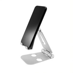 Stojánek FIXED Frame PHONE na stůl pro mobilní telefony, hliníkový stříbrný
