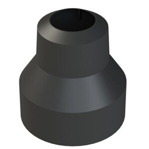 ALMEVA STARR protidešťová kónická manžeta 80mm, PPH, černá