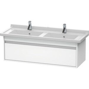 DURAVIT KETHO skříňka pod umyvadlo 1200x465mm, závěsná, 1 zásuvka, bílá matná/bílá matná