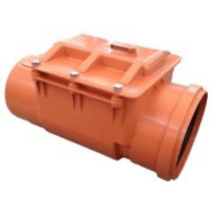 MIDAS KG zpětná klapka DN250, jednoduchá pro hladké potrubí (KG), PVC