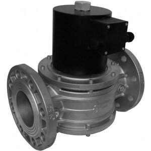 SVG036 bezpečnostní uzavírací ventil DN80, 36kPa, 230V, samočinný NC, přírubový, plyn, hliník