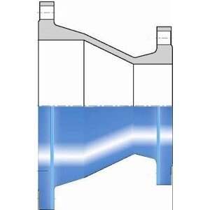 SAINT GOBAIN PAM STANDARD TT RP-redukce DN150/100 přírubová, PN10/16, voda, litina