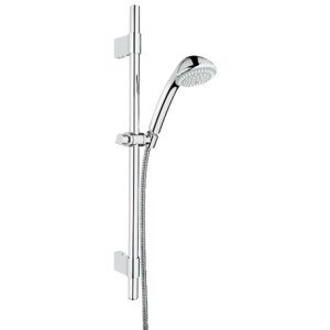 GROHE RELEXA 100 TRIO sprchová souprava 3-dílná, ruční sprcha pr. 100 mm, 3 proudy, tyč, hadice, chrom