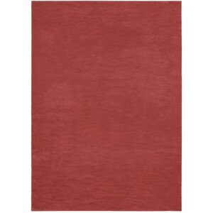 BO-MA Trading Int. s.r.o. Kusový koberec COLOR UNI Terra, Červená (Rozměr: 60 x 100 cm)