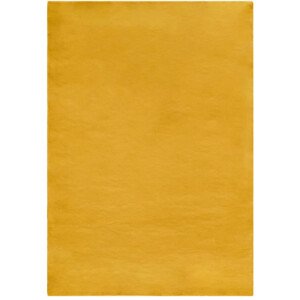 BO-MA Trading Int. s.r.o. Kusový koberec COLOR UNI Sunflower, Žlutá (Rozměr: 80 x 150 cm)