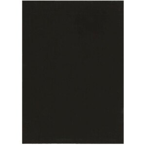 BO-MA Trading Int. s.r.o. Kusový koberec COLOR UNI Black, Černá (Rozměr: 60 x 100 cm)
