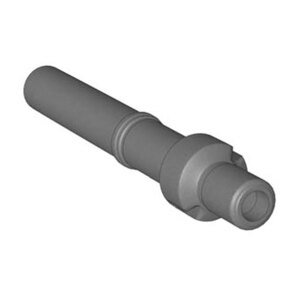 Koncovka střešní koaxiální DN125/80/1000 mm, pro odvod spalin, PP cihlová