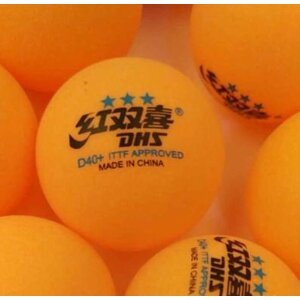 Acra základní míčky na stolní tenis - oranžové 6ks