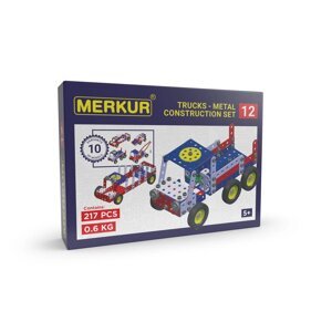 Stavebnice Merkur 012 Odtahové vozidlo, 217 dílů, 10 modelů