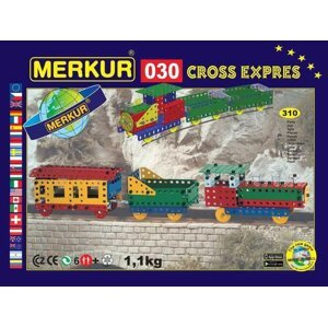 Stavebnice Merkur 030 Cross expres, 310 dílů, 10 modelů
