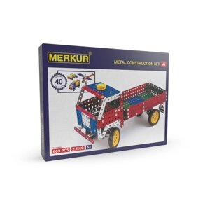 Stavebnice Merkur 4, 609 dílů, 40 modelů