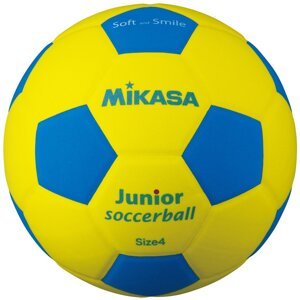 Fotbalový míč dětský - kopaná MIKASA SF4J (žlutá/modrá)