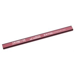 EXTOL PREMIUM tužka tesařská 175mm, profi, červená