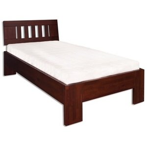 Dřevěná postel 90x200 buk LK183 (Barva dřeva: Gray)