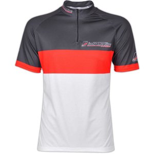 Cyklistický dres inSPORTline Pro Team (Velikost: XL, Barva: černo-červeno-bílá)