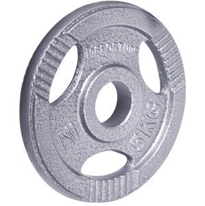 Litinový olympijský kotouč inSPORTline Hamerton 5 kg 50 mm