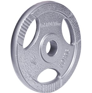 Litinový olympijský kotouč inSPORTline Hamerton 10 kg 50 mm