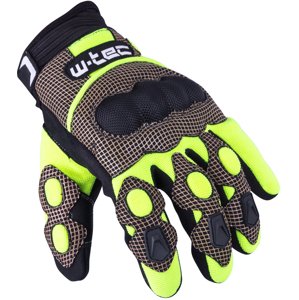 Motokrosové rukavice W-TEC Derex (Velikost: L, Barva: černo-žlutá)