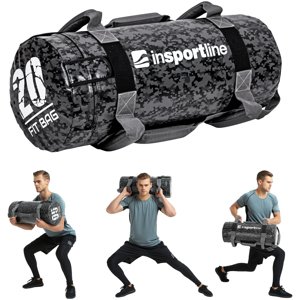 Posilovací vak s úchopy inSPORTline Fitbag Camu 20 kg