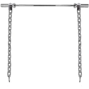 Vzpěračské řetězy s tyčí inSPORTline Chainbos Set 2x20 kg