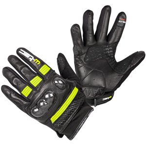 Moto rukavice W-TEC Rushin (Velikost: L, Barva: Black-Fluo Yellow)