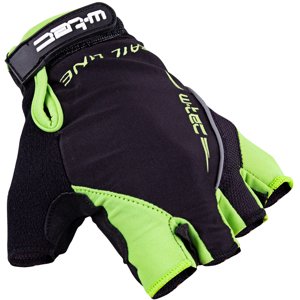 Cyklo rukavice W-TEC Kauzality (Velikost: XL, Barva: černo-zelená)