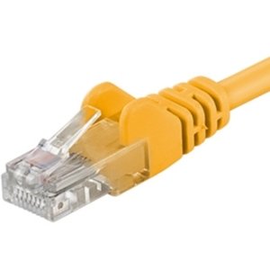 Patch kabel UTP Cat 6, 5m - žlutý