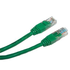 Patch kabel UTP Cat 5e, 10m - zelený