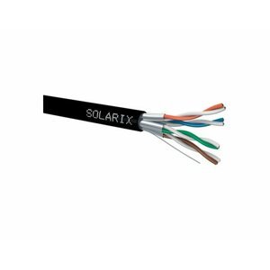 Kabel Solarix SXKD-6A-STP-PE STP kabel Cat 6A drát 500m venkovní - cívka