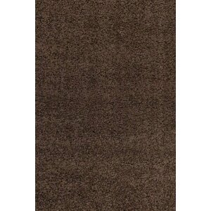 Kusový koberec Life Shaggy 1500 brown (Varianta: 100 x 200 cm)