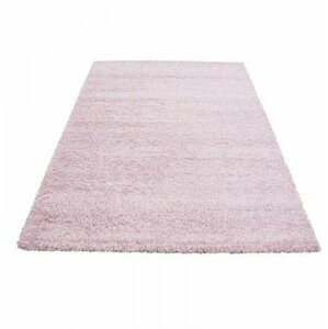 Kusový koberec Life shaggy 1500 pink (Varianta: Kulatý 80 cm průměr-SLEVA 1 KUS)