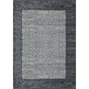 Kusový koberec Life Shaggy 1503 grey (Varianta: 60 x 110 cm)