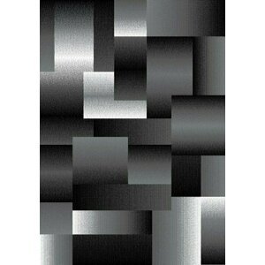 Kusový koberec Miami 6560 black (Varianta: 120 x 170 cm)