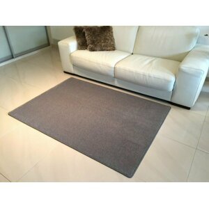Kusový šedý koberec Eton (Varianta: 57 x 120 cm)