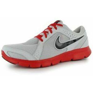 Nike - Flex Experience Mens Running Shoes – White/Red - 8