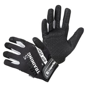 Fitness rukavice inSPORTline Taladaro (Velikost: S, Barva: černo-bílá)
