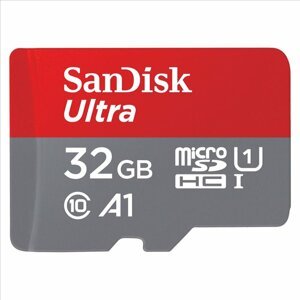 Paměťová karta Sandisk Ultra microSDHC 32 GB 120 MB/s A1 Class 10 UHS-I, s adaptérem